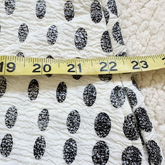 IC By Connie K Artsy Abstract Loose Button Up Zip Back Jacket Tunic Sz S - Picture 10 of 10